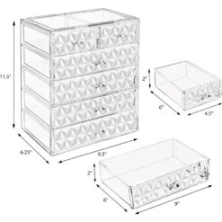 Diamond Makeup Organizer (Medium) -Sorbus Decor Shop 2 80531bce 9dc6 49b1 9e0e 06e8f1c04c38
