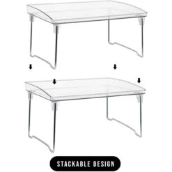 Clear Stacking Shelf Set (2 Pack) -Sorbus Decor Shop 2 8d3bbcbd e1d6 4488 aefb 1f89a41b64fa