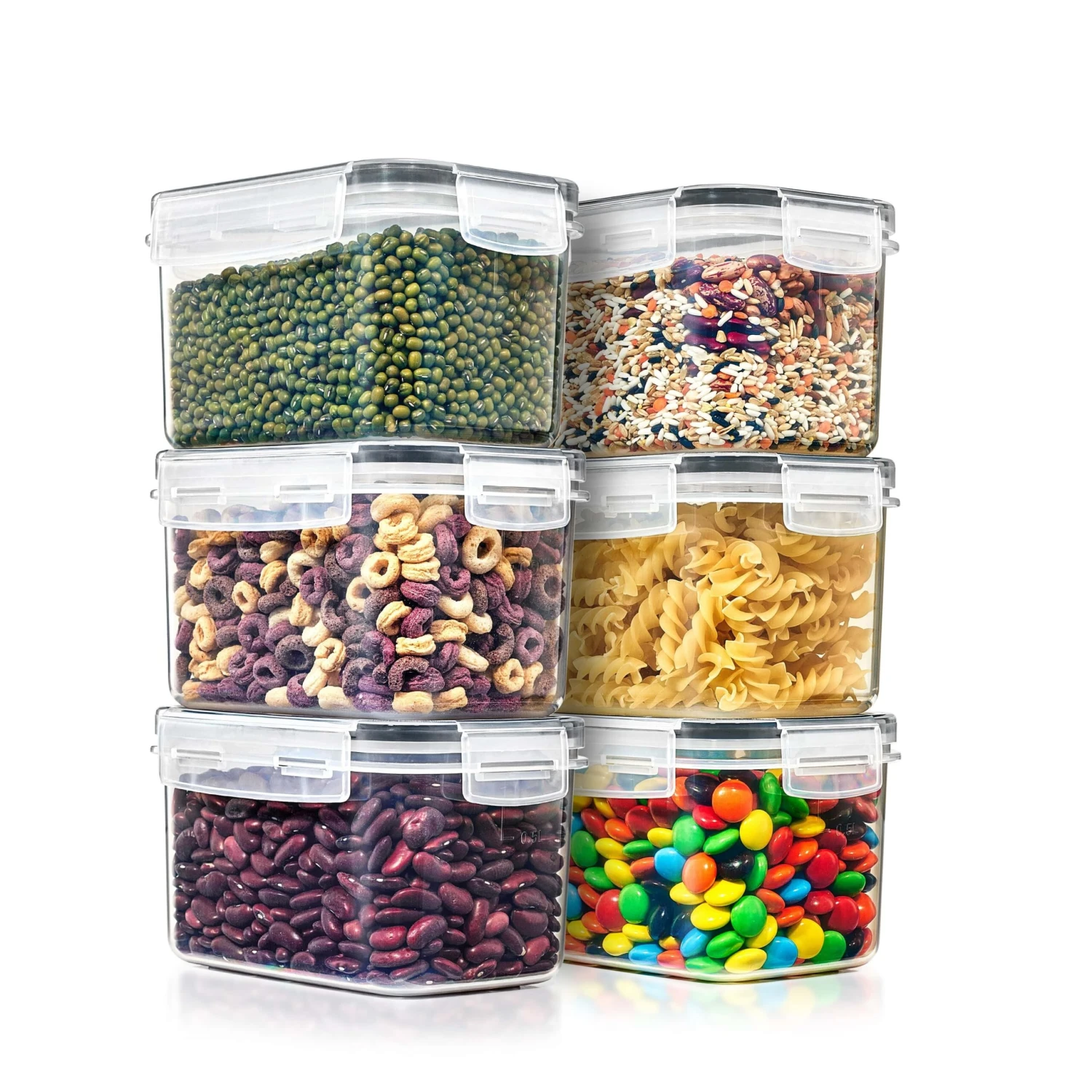 Medium Airtight Food Storage Containers (6 Pack) 8 Medium Airtight Food Storage Containers (6 Pack) - Image 6