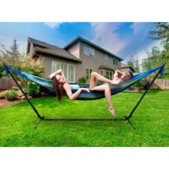 Double Hammock With Steel Stand 24 Double Hammock With Steel Stand -Sorbus Decor Shop 2 9cb9266c a1ad 4666 b9c8 e9cd91cd74a8