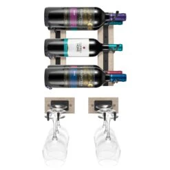 Wine Rack Stemware Wall Mounted (Set Of 4) 26 Wine Rack Stemware Wall Mounted (Set Of 4) -Sorbus Decor Shop 2 9cbb6208 0e63 4bdc 9673 f607eed429f3