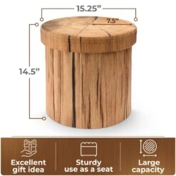 Log Print Storage Ottoman 32 Log Print Storage Ottoman -Sorbus Decor Shop 2 a2a29ea8 0920 4837 a281 b92da1743719