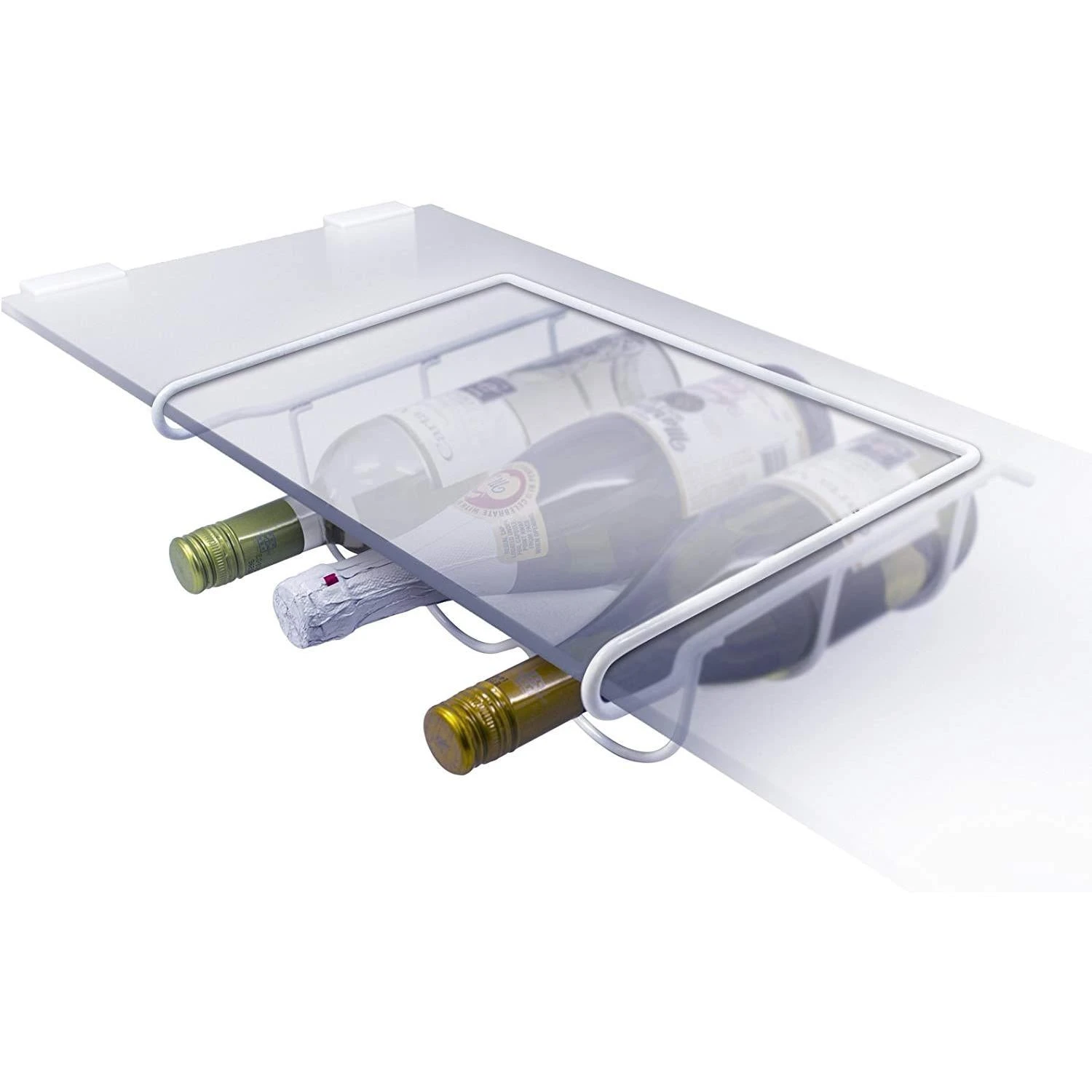 3 Bottle Refrigerator Wine Bottle Rack 6 3 Bottle Refrigerator Wine Bottle Rack - Image 4