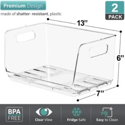 Open Front Bins Set -Sorbus Decor Shop 2 a5576428 6c5c 4d96 9a91 55d3c8375819