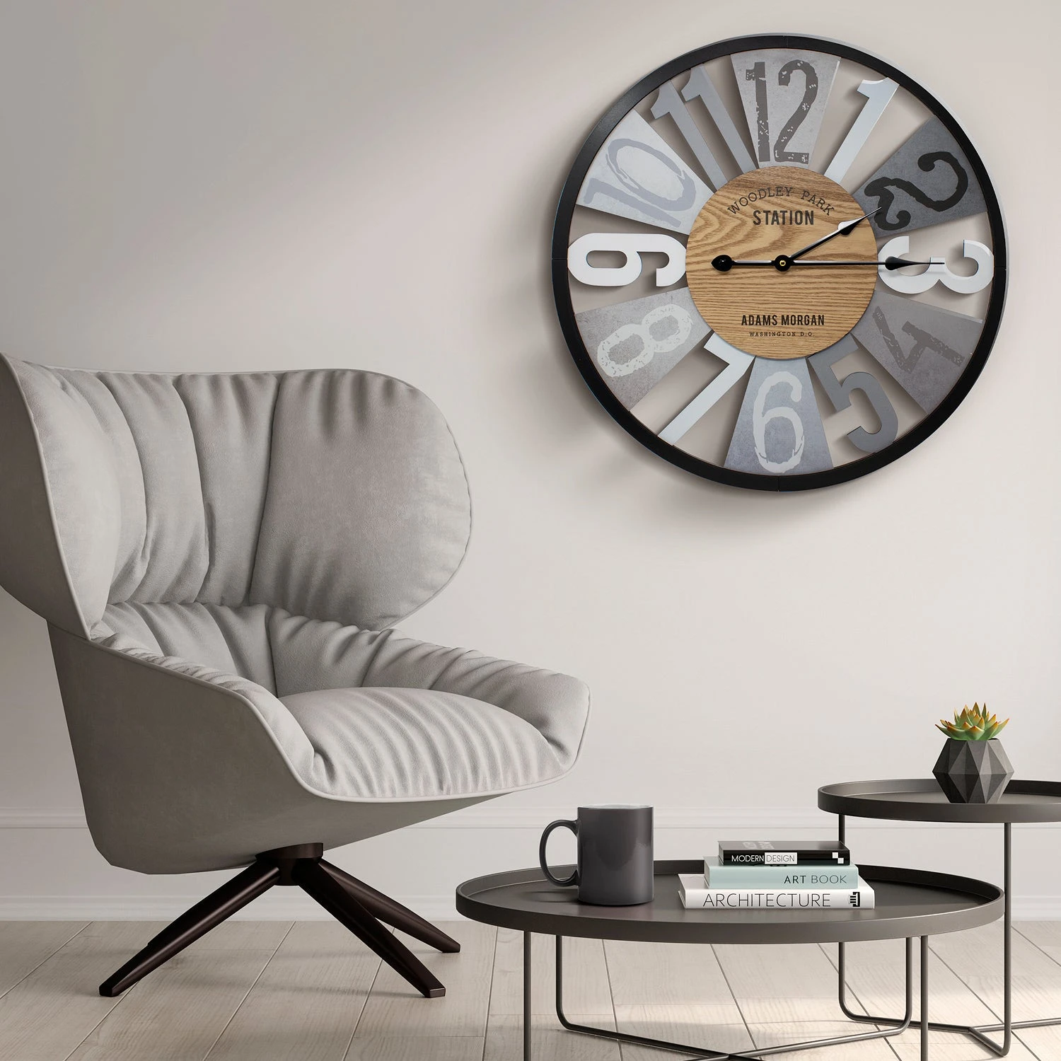 24 Woodley Park Wall Clock (Numeral) 5 24 Woodley Park Wall Clock (Numeral) - Image 3