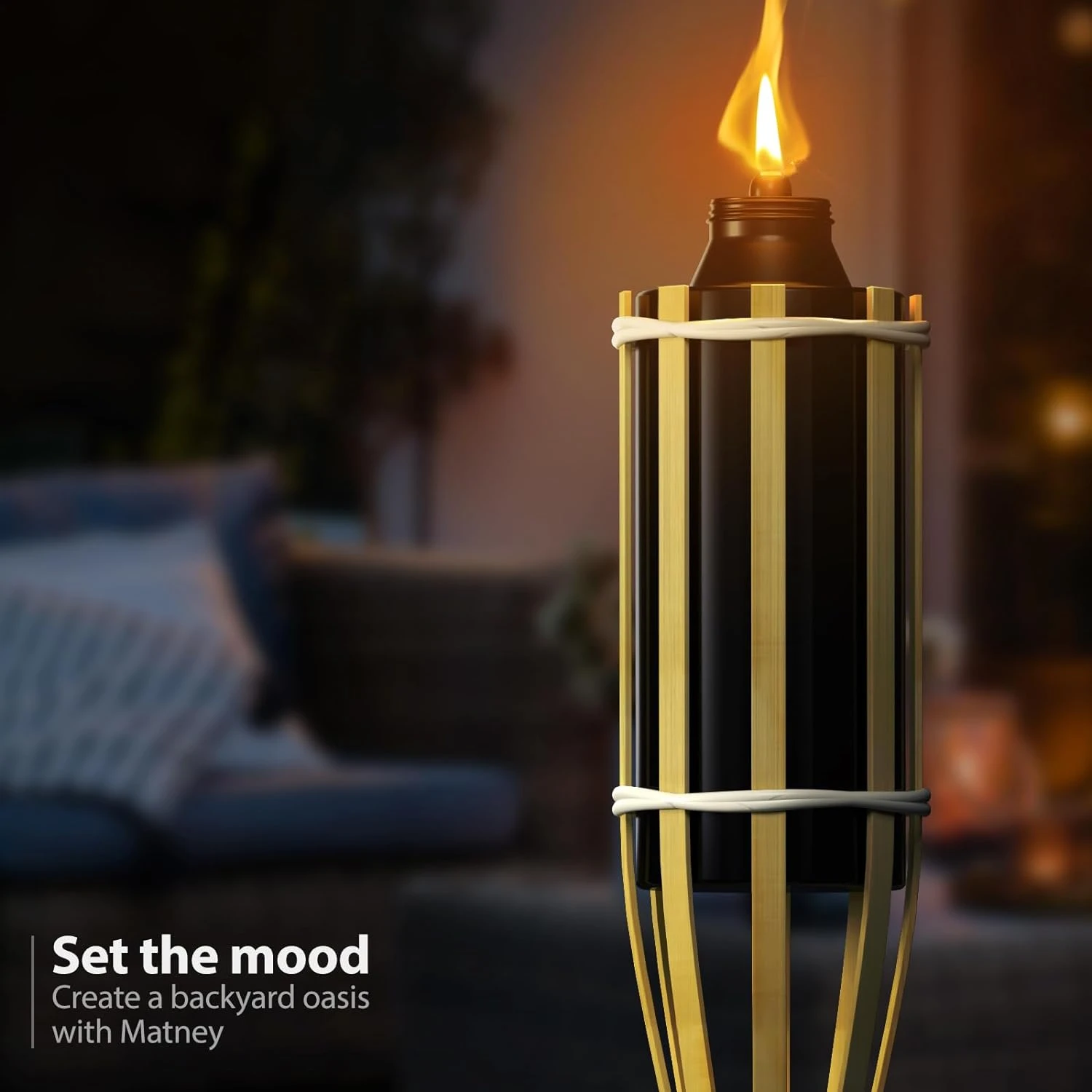 Matney Refillable Outdoor Metal Torches 5 Matney Refillable Outdoor Metal Torches - Image 3