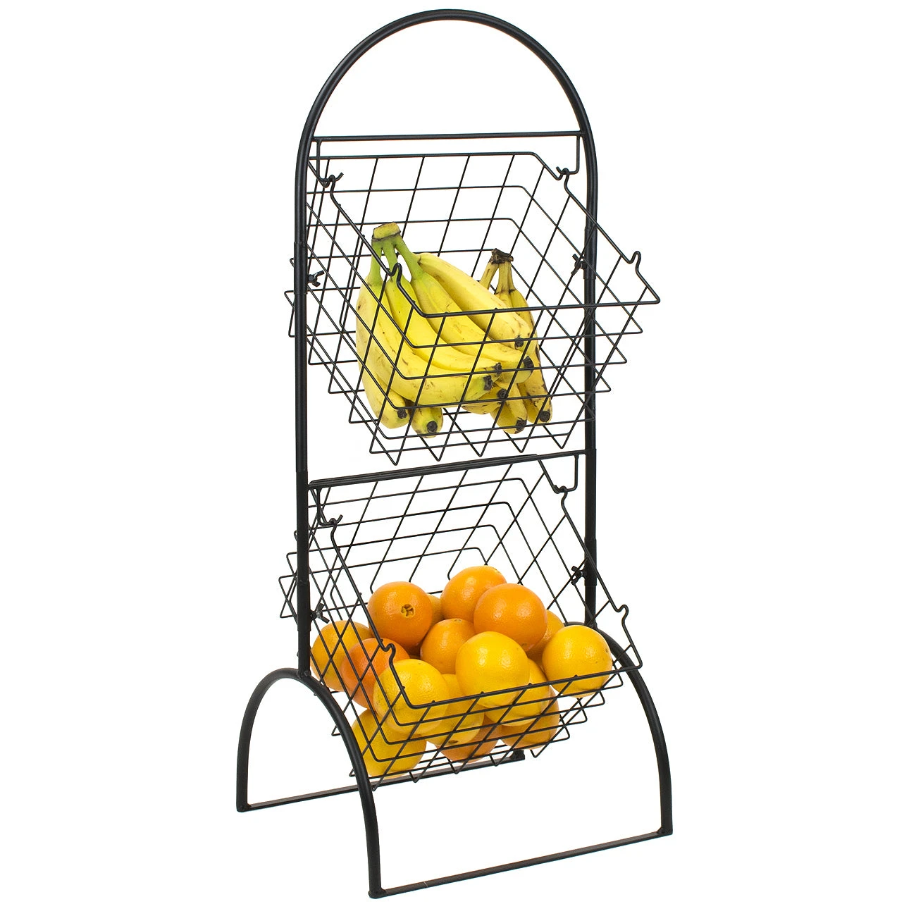 Adjustable Market Basket Stand (2 Tier) 5 Adjustable Market Basket Stand (2 Tier) - Image 3