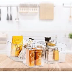 Clear Container Bin Set (3 Pack) -Sorbus Decor Shop 2 c8bf5f72 9d11 400f 905f b42f43e6fc77