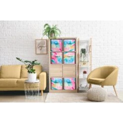 11" Cube Storage Bin (Single Pack Tie-Dye) -Sorbus Decor Shop 2 c9d79883 df3e 4249 9a9e 74b600c137e4