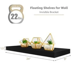 24" Floating Shelves (4 Pk) -Sorbus Decor Shop 2 cd1bbc15 36b4 4e7d bef4 4aaf975b318e