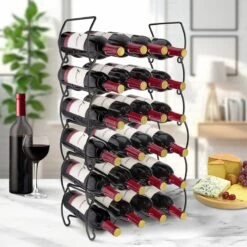 12 Bottle Metal Detachable Wine Rack (3 Tier) 36 12 Bottle Metal Detachable Wine Rack (3 Tier) -Sorbus Decor Shop 2 d39eedef 331b 4482 b429 9b00b7e3ac53