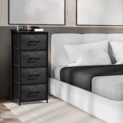 4 Drawer Vertical Short Nightstand 30 4 Drawer Vertical Short Nightstand -Sorbus Decor Shop 2 d4cf27c0 bd42 43ba b0df 81a8ca112896