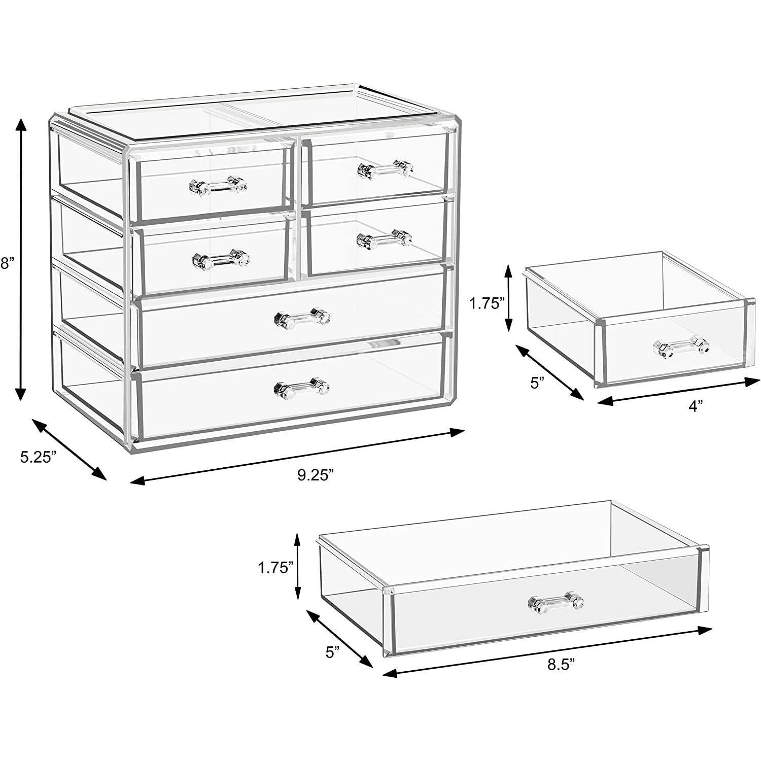 Makeup Organizer (6 Drawers) 6 Makeup Organizer (6 Drawers) - Image 4