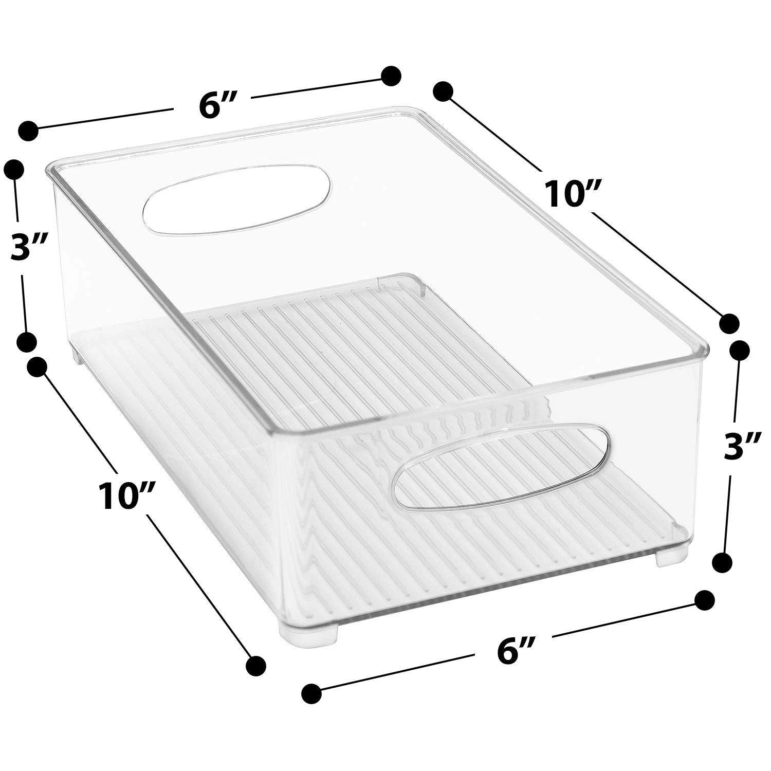 Storage Bins With Handles (6 Pack) 5 Storage Bins With Handles (6 Pack) - Image 3