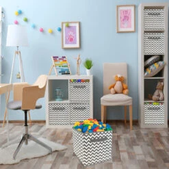 11" Cube Storage Bin (Single Pack, Print) 12 11" Cube Storage Bin (Single Pack, Print) -Sorbus Decor Shop 2 ec76770f 952c 435b af83 c0c1421b3321