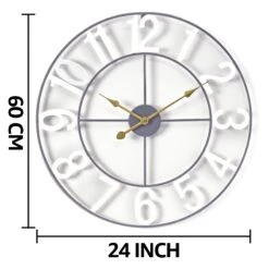 24" Oversized Wall Clock (Numeral) -Sorbus Decor Shop 2 f04998be 6041 4513 b353 a3f4750877f8