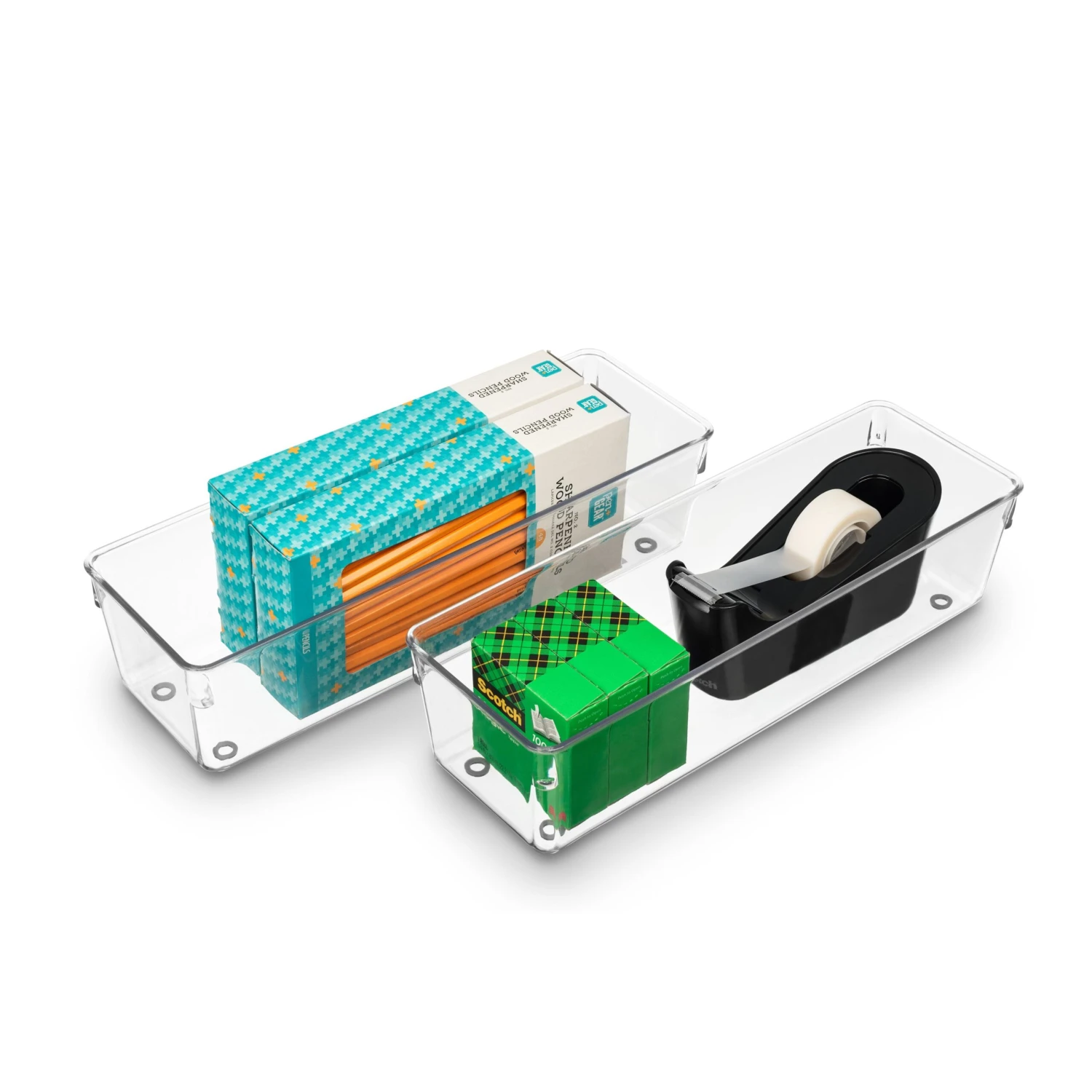 Drawer Narrow Drawer Organizer Set (2 Pc) 3 Drawer Narrow Drawer Organizer Set (2 Pc)