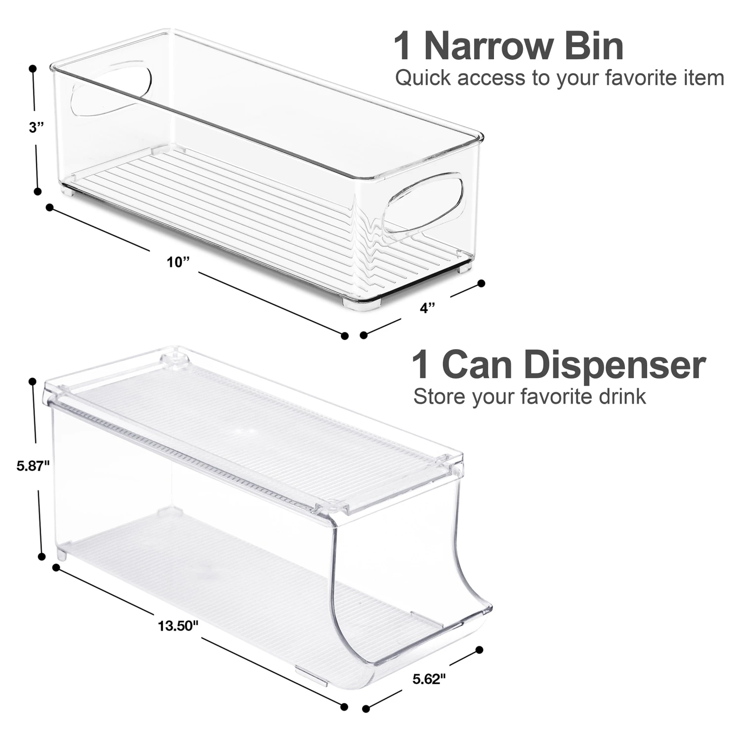 Refrigerator Storage Drawers (4 Pack) 5 Refrigerator Storage Drawers (4 Pack) - Image 4
