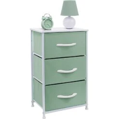 3 Drawer Display Nightstand 29 3 Drawer Display Nightstand -Sorbus Decor Shop 3.DRW 3D TL sideprops