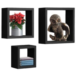 Square Floating Shelf (Set Of 3)