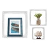Square Floating Shelves (Set Of 3) -Sorbus Decor Shop 3. FLT MTLSQR WH Front Props
