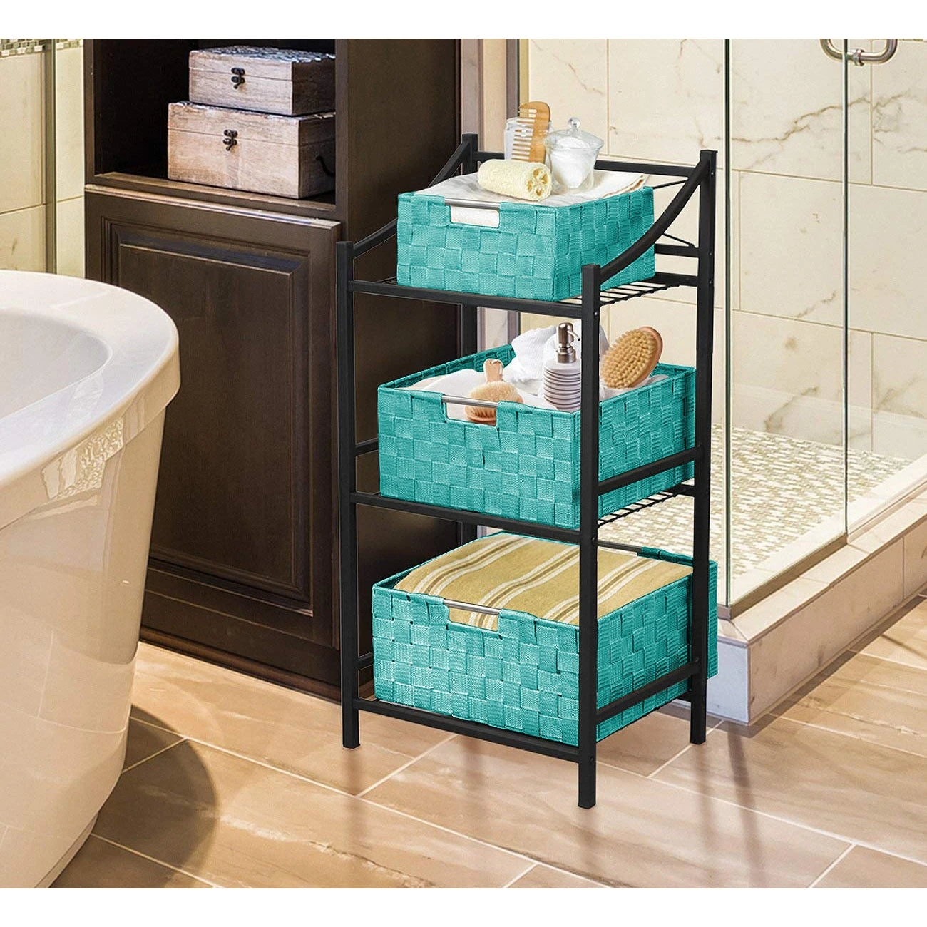 Basket Bin Set Double Woven (9 Pack) 19 Basket Bin Set Double Woven (9 Pack) - Image 17