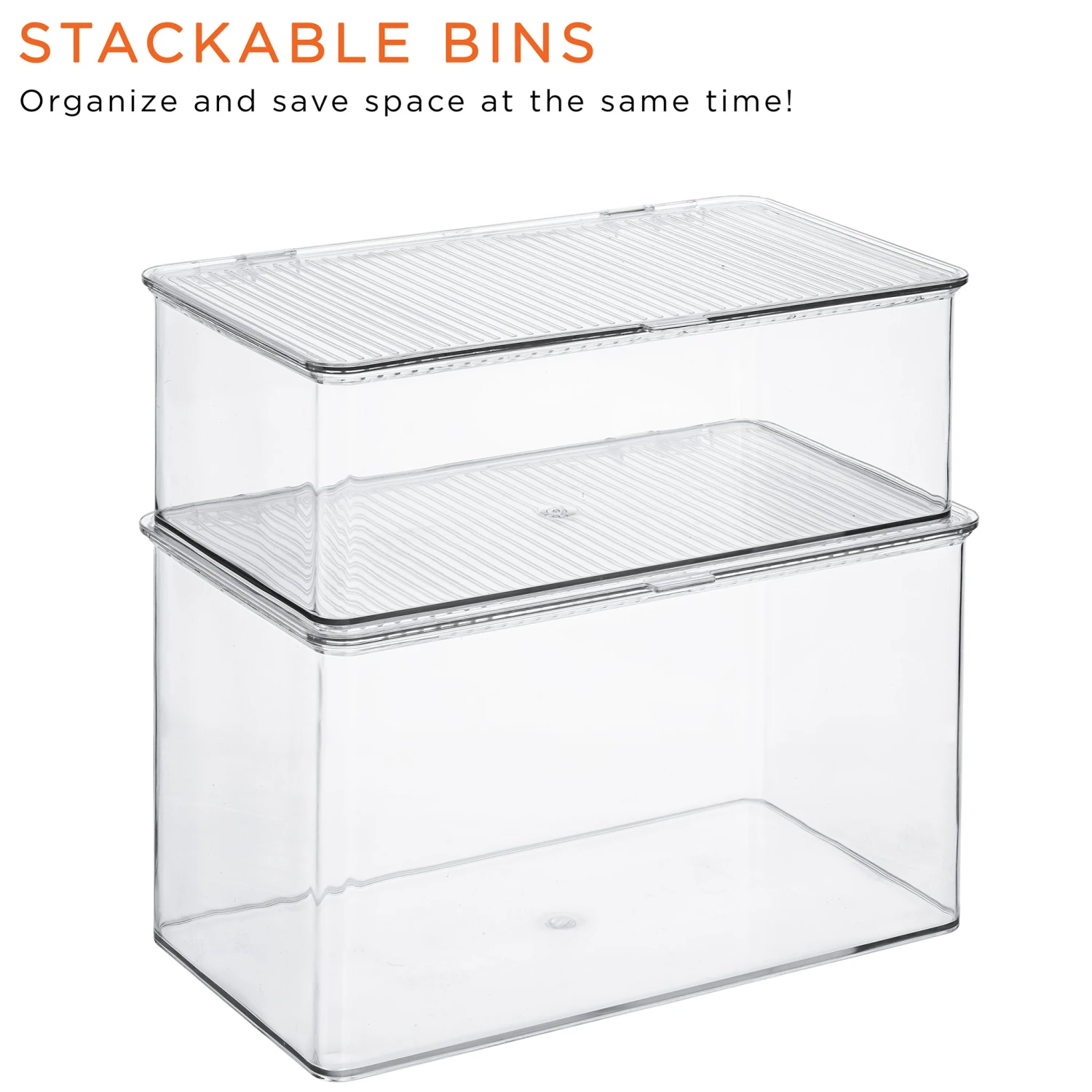 Pantry Storage Bins For With Hinged Lids 11 Pantry Storage Bins For With Hinged Lids - Image 9