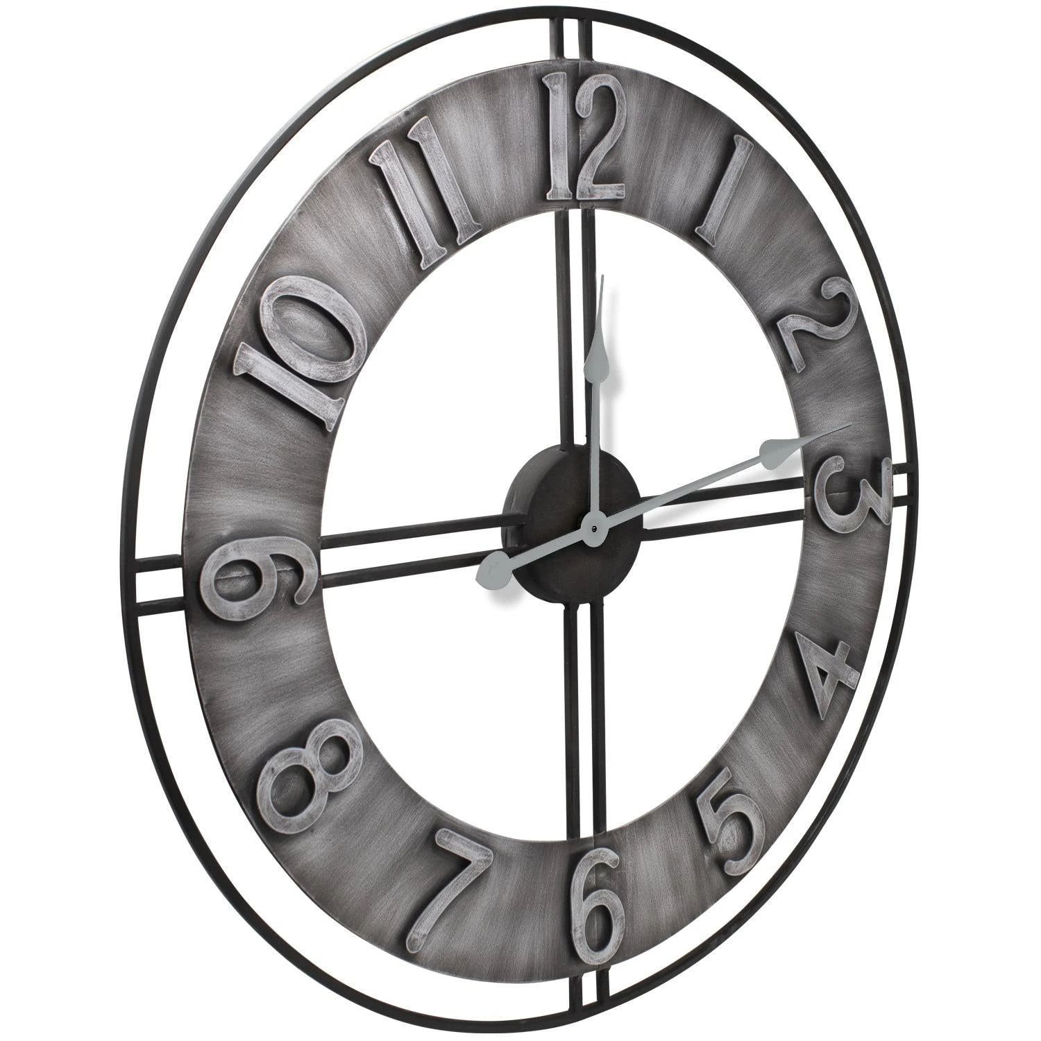 24" Distressed Wall Clock (Numeral) 6 24" Distressed Wall Clock (Numeral) - Image 4