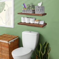 Solid Wood Floating Shelves (Set Of 2, 24”) 33 Solid Wood Floating Shelves (Set Of 2, 24”) -Sorbus Decor Shop 3 021b59fb 0f70 4d4e bdd0 fbd9ae9209de