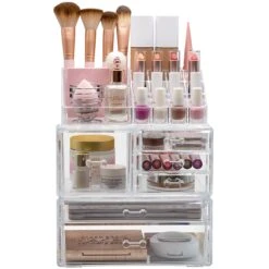 Makeup Organizer Case (6 Drawer 3Pc) -Sorbus Decor Shop 3 11664bea 0acf 4a14 a7cd 2c3857dfc0f8