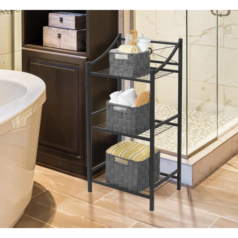 Double Woven Basket Bin Set (3 Pc) 12 Double Woven Basket Bin Set (3 Pc) - Image 10