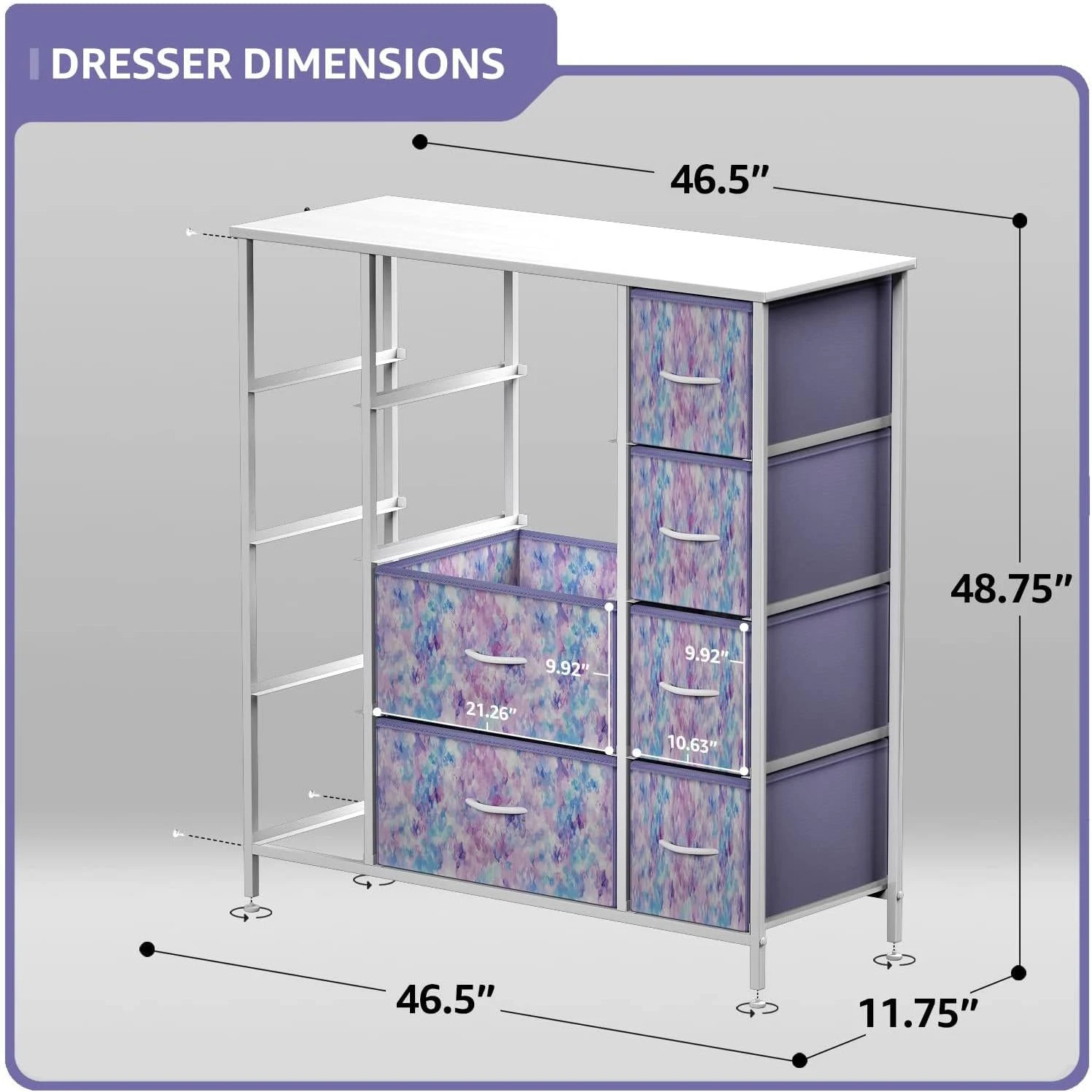 12 Drawer Wide Dresser 18 12 Drawer Wide Dresser - Image 16