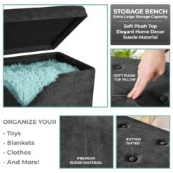Faux Suede Storage Ottoman Cube -Sorbus Decor Shop 3 2373da2d 3aa0 4d1c 8746 1fee9cdf1569