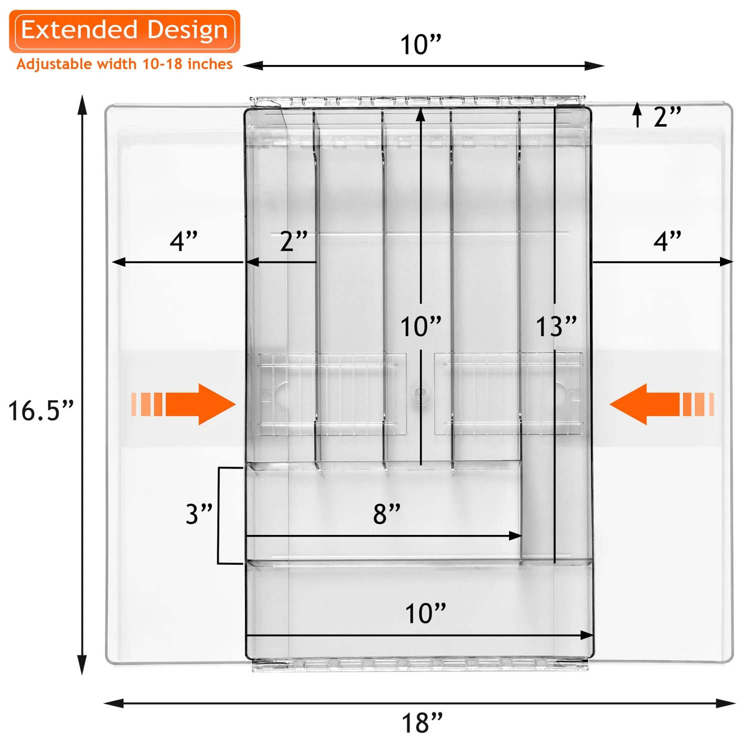 Expandable Kitchen Drawer Organizer & Utensil Tray 17 Expandable Kitchen Drawer Organizer & Utensil Tray - Image 15