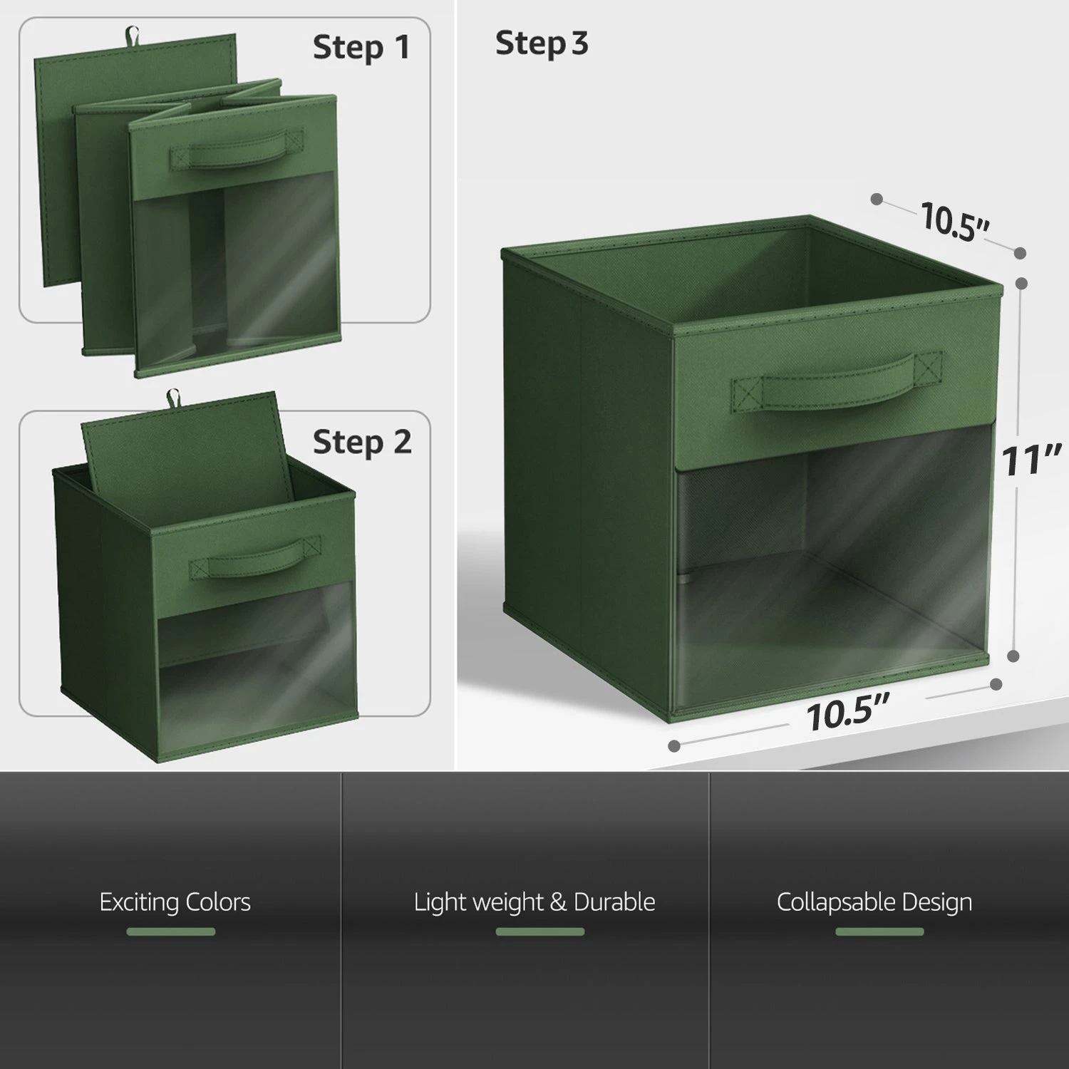 11" Storage Bin With Clear Window – 6 Pack 19 11" Storage Bin With Clear Window – 6 Pack - Image 17