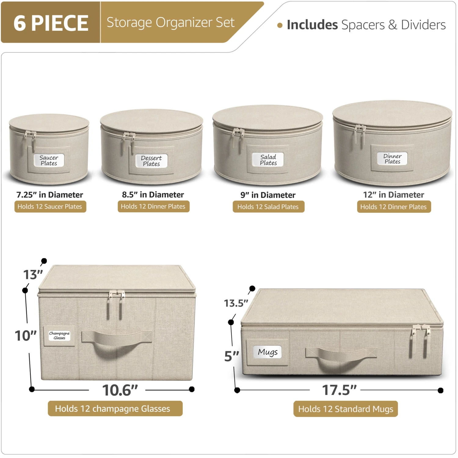 Dinnerware Container Set (6 Piece) 11 Dinnerware Container Set (6 Piece) - Image 9