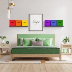 11" Cube Storage Bins 12 Pack Multicolored Set 26 11" Cube Storage Bins 12 Pack Multicolored Set -Sorbus Decor Shop 3 3780075d 30ed 43f1 b9b9 b069ead4f5a1