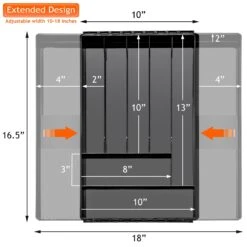 Expandable Kitchen Drawer Organizer & Utensil Tray 24 Expandable Kitchen Drawer Organizer & Utensil Tray -Sorbus Decor Shop 3 40a901ef 656f 4a10 8203 b66a36a702ed