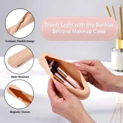 Travel Cosmetic Makeup Brush Holder (2Pack) 13 Travel Cosmetic Makeup Brush Holder (2Pack) -Sorbus Decor Shop 3 469b550e 4c8d 4ae0 aadd 6b388a7d9abd