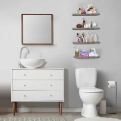 24" Floating Shelves (4 Pk) -Sorbus Decor Shop 3 508359e5 367b 4d26 ad0c f702e8533004