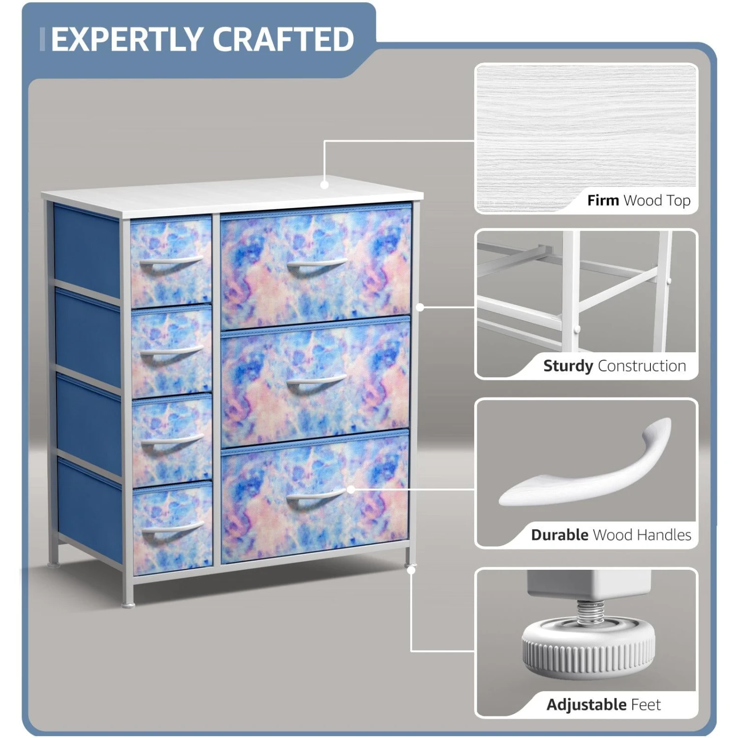 7 Drawer Chest Dresser 5 7 Drawer Chest Dresser - Image 3