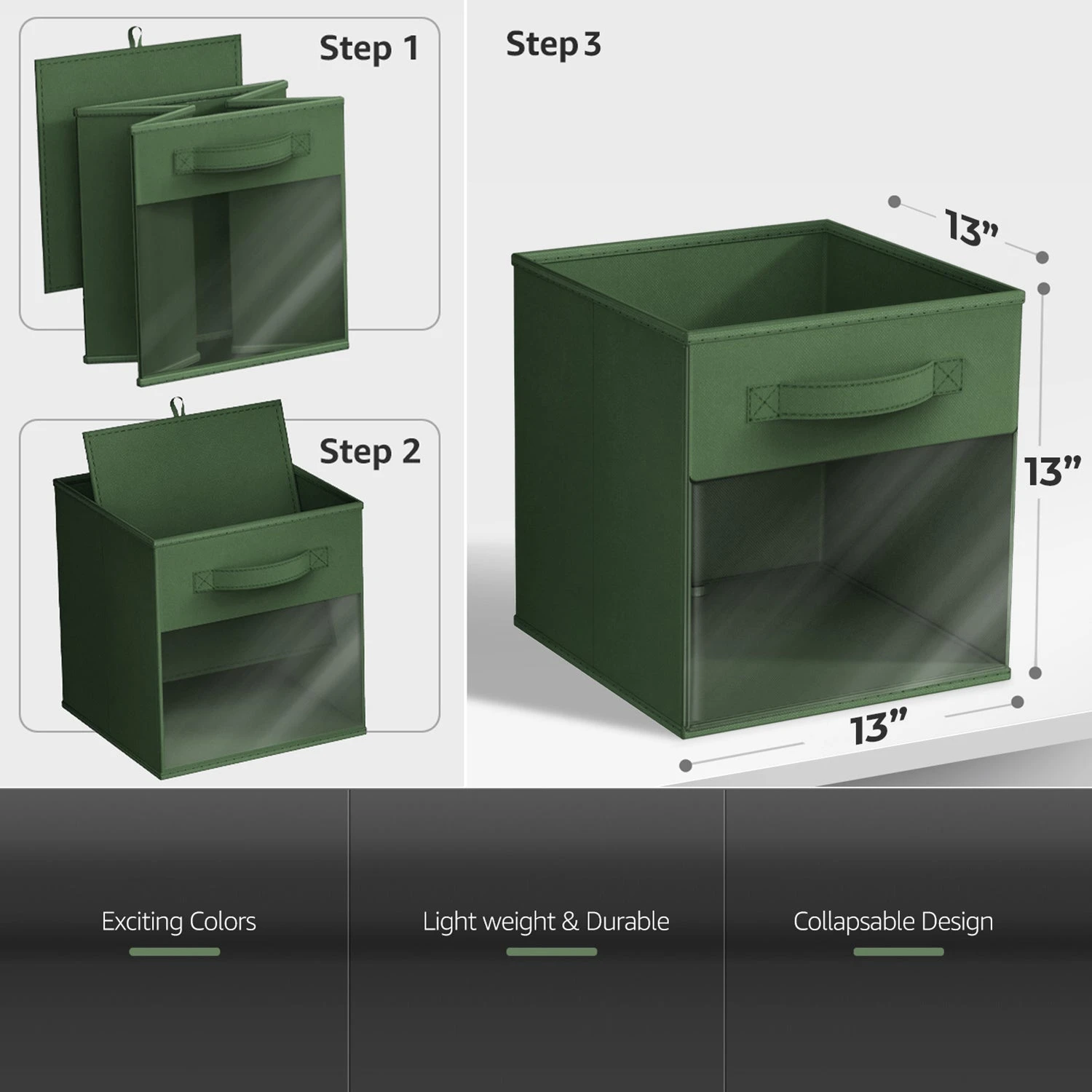 13" Large Storage Bin With Clear Window – 6-Pack 21 13" Large Storage Bin With Clear Window – 6-Pack - Image 19