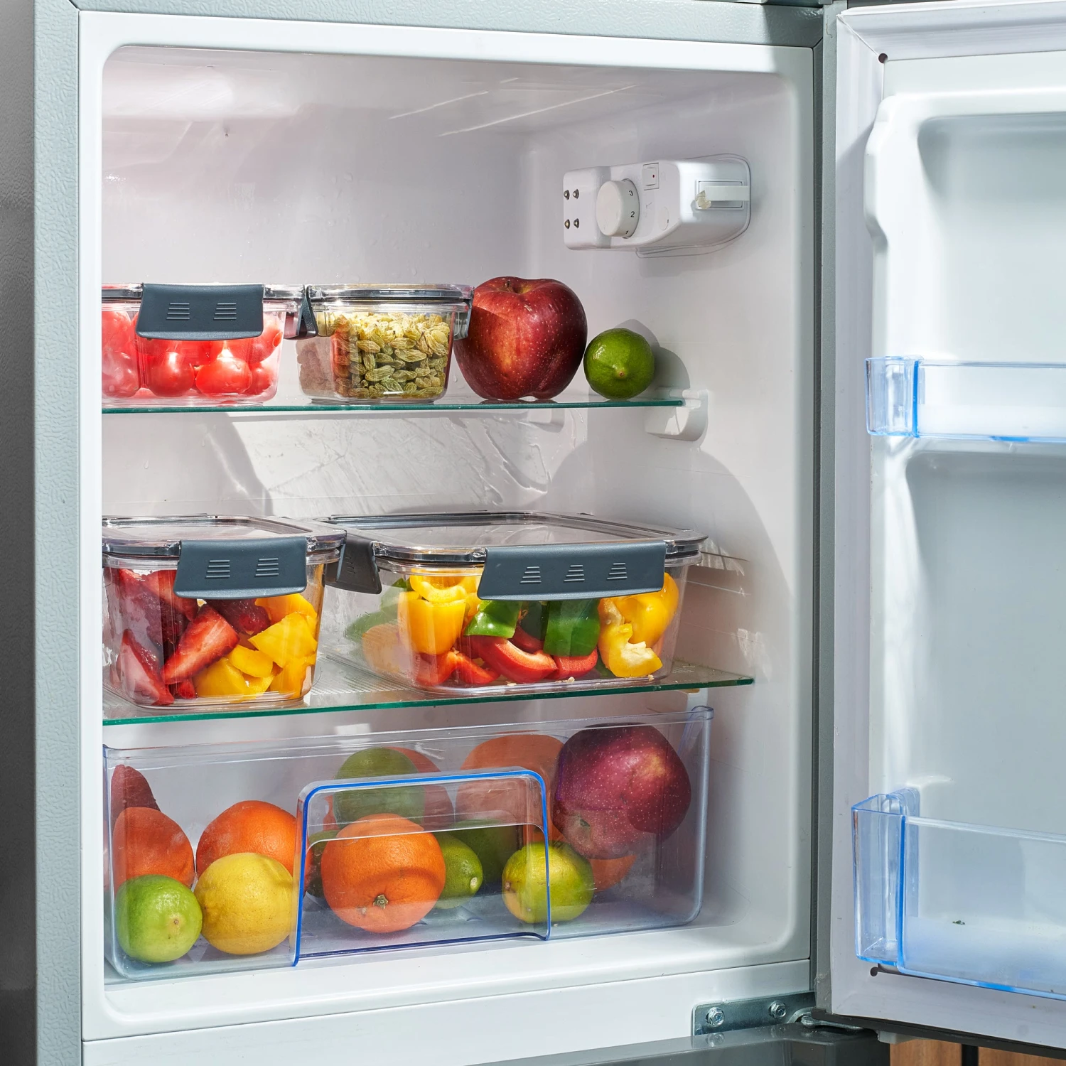 Variety Pack Food Storage Airtight Containers (16 Pack) 4 Variety Pack Food Storage Airtight Containers (16 Pack) - Image 2