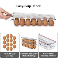 Egg Holder With Lid (Each Holds 14 Eggs) -Sorbus Decor Shop 3 6a9c5fcd c8ea 4e43 ad6a 671d602289aa