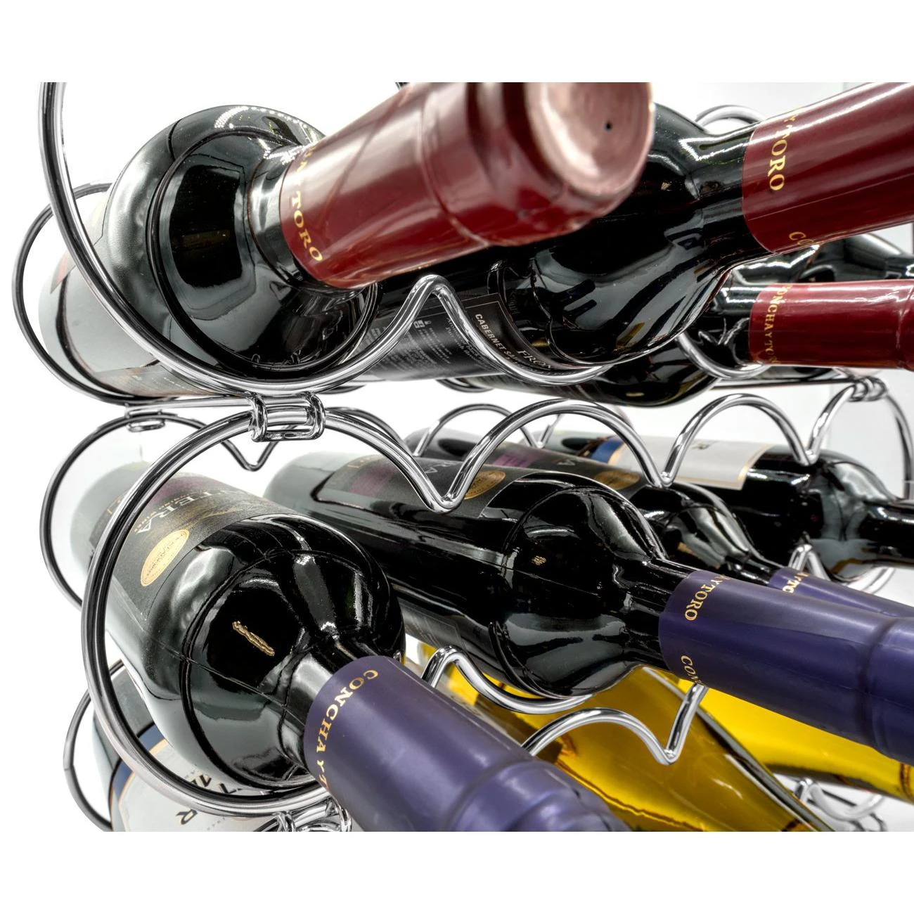 12 Bottle Wine Rack (3 Tier) 5 12 Bottle Wine Rack (3 Tier) - Image 3