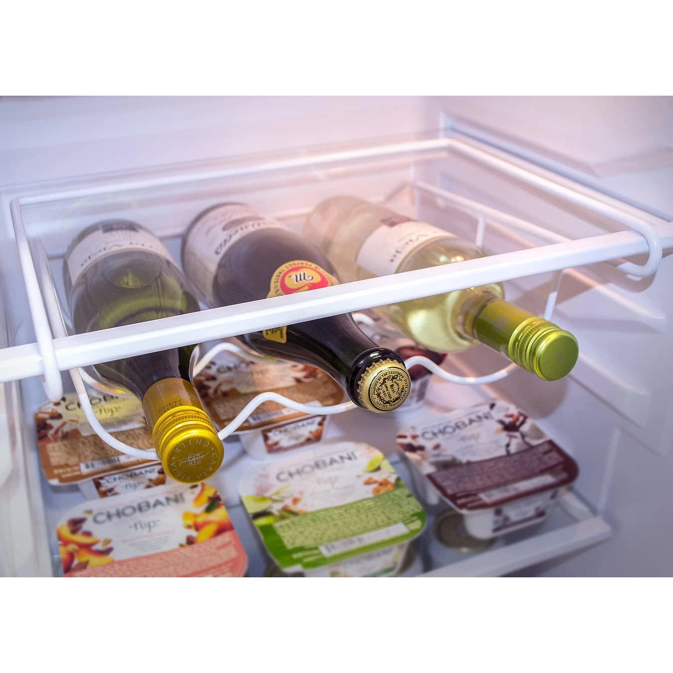 3 Bottle Refrigerator Wine Bottle Rack 4 3 Bottle Refrigerator Wine Bottle Rack - Image 2