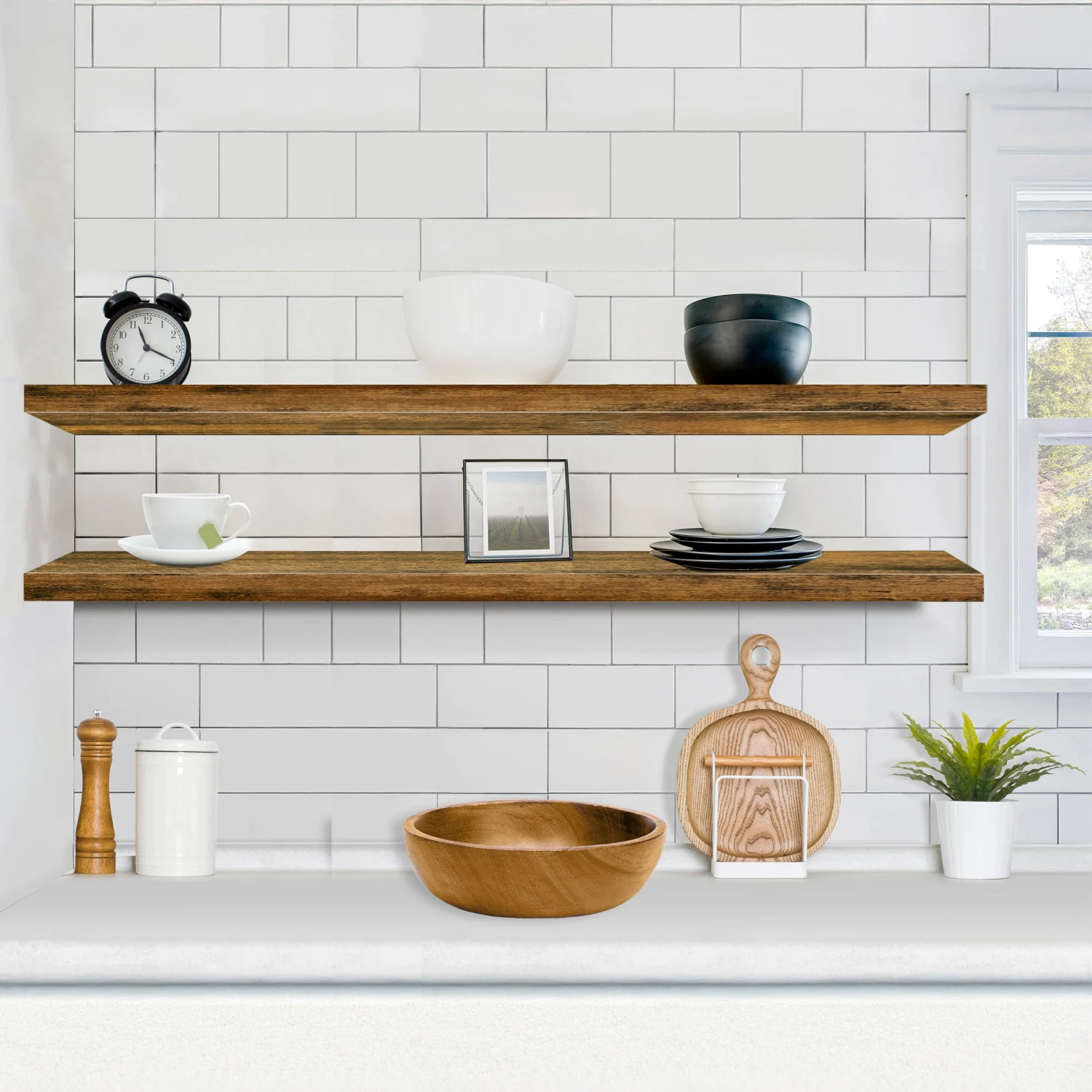 55-Inch Extra Long Floating Shelves (Set Of 2) 12 55-Inch Extra Long Floating Shelves (Set Of 2) - Image 10