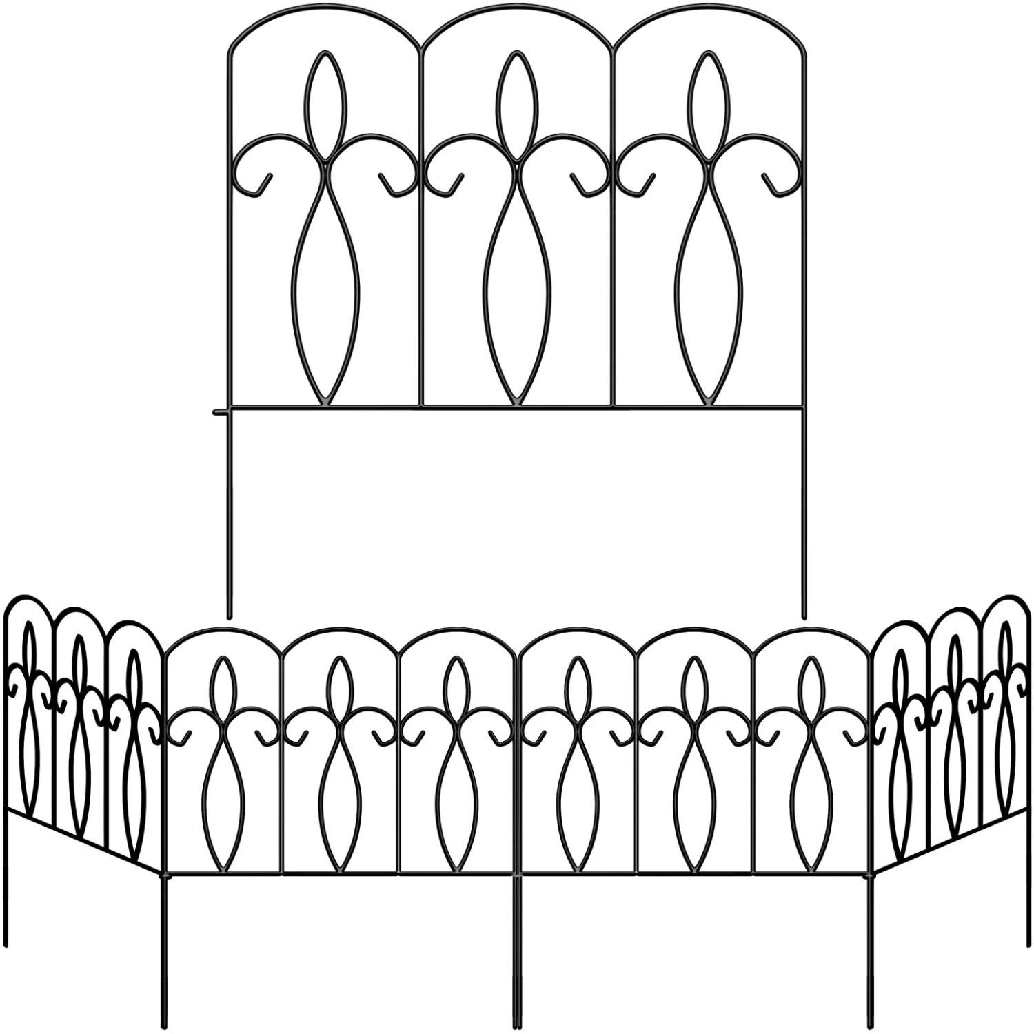 Garden Fence Panels (Set Of 5) 8 Garden Fence Panels (Set Of 5) - Image 6