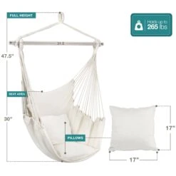 Caribbean Style Hanging Hammock Swing Chair 11 Caribbean Style Hanging Hammock Swing Chair -Sorbus Decor Shop 3 af9124aa c79d 434a a74f 1fbb9bc485ab