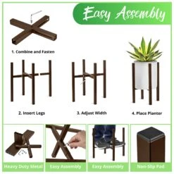 Plant Stand, Adjustable Flower Pot Holder 35 Plant Stand, Adjustable Flower Pot Holder -Sorbus Decor Shop 3 b1d69e28 f101 4001 a2a8 61722672aba9